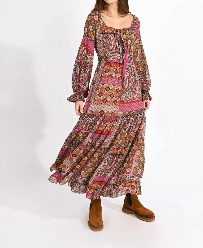  Casual and Comfortable OutfitsBoho Fit-And-Flare Dress In Multi Casual and Comfortable Outfits