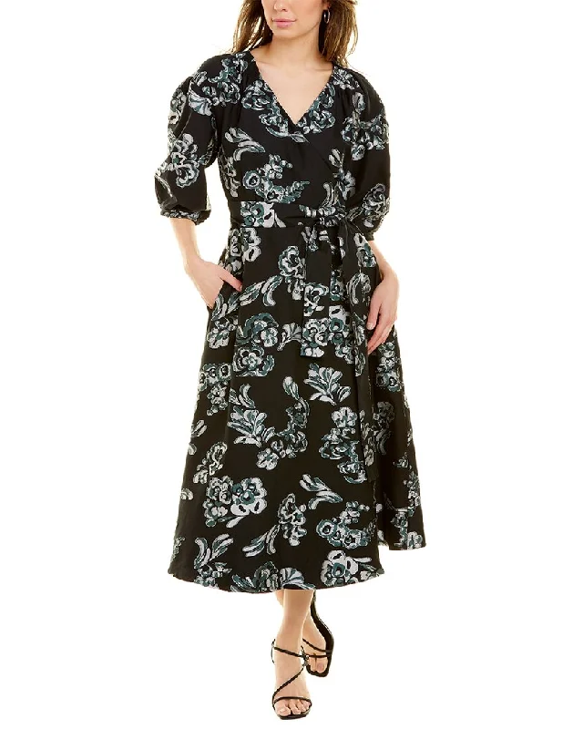  Women's Athletic GarmentsTanya Taylor Lida Wrap Dress Women's Athletic Garments