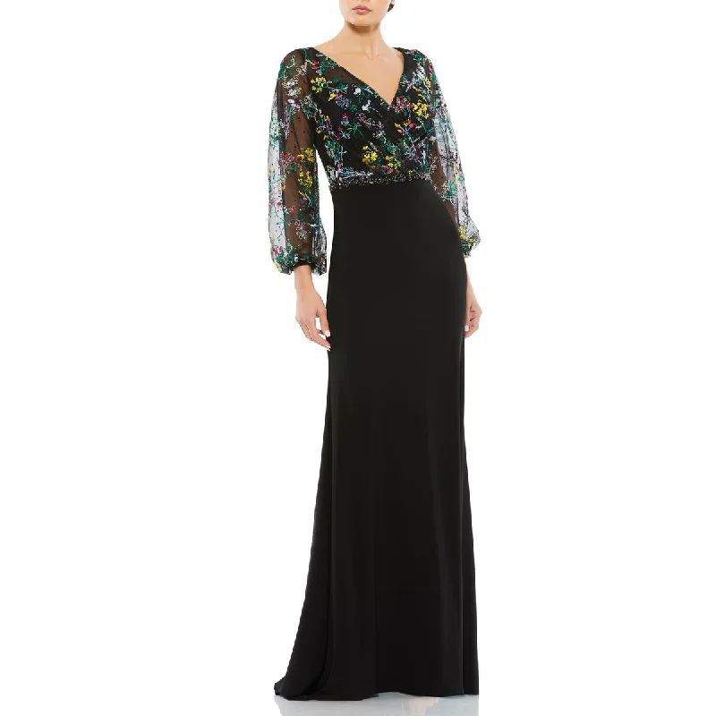  Flash Sale OnlineWomens Embellished Embroidered Evening Dress Flash Sale Online