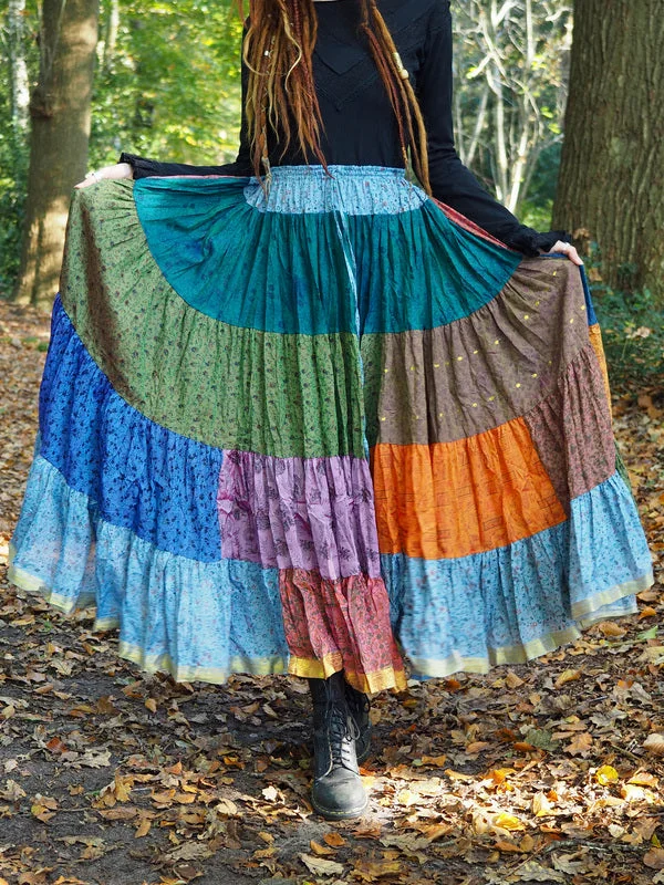  Unique Women's Fashion PiecesZijden Gypsy Rok 412 Unique Women's Fashion Pieces