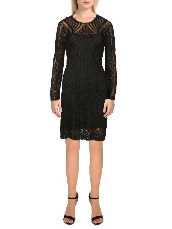  Designer Women's Fashion OnlineWomens Crochet Mini Sheath Dress Designer Women's Fashion Online