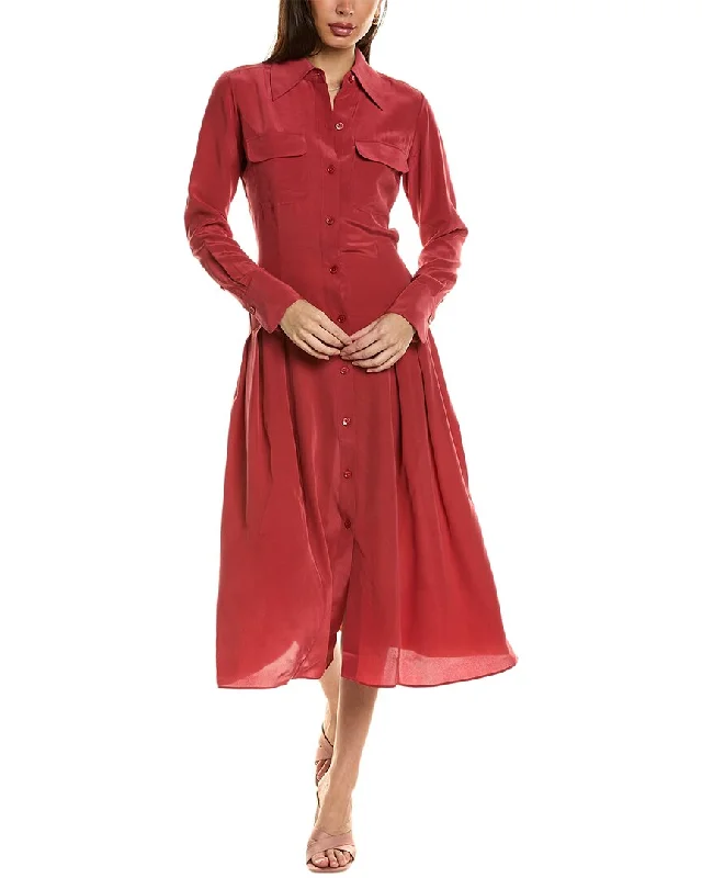  VIP Member DiscountEquipment Natacha Silk Shirtdress VIP Member Discount