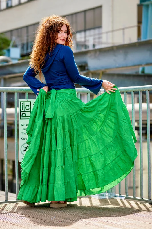  Women's Elegant ApparelReal Gypsy rok Knalgroen Women's Elegant Apparel