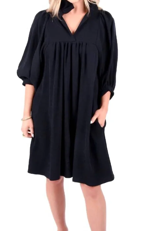  Trendy Women's ApparelStella Dress In Black Trendy Women's Apparel