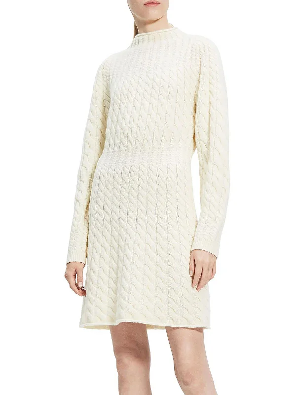  Women's Resort AttireWomens Wool Blend Sculpted Sweaterdress Women's Resort Attire