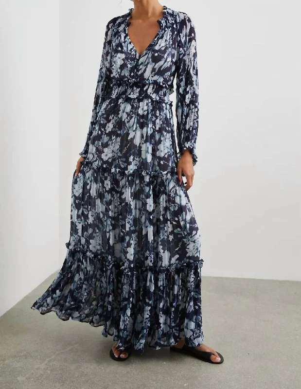  Casual Attire For WomenFrederica Dress In Indigo Blossoms Casual Attire For Women