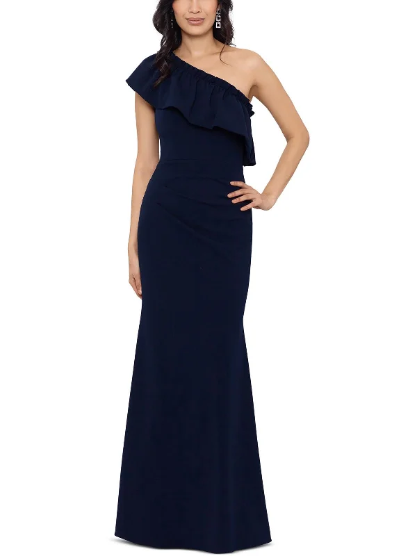  Online Clothing BoutiquesWomens Ruffle Trim Long Evening Dress Online Clothing Boutiques