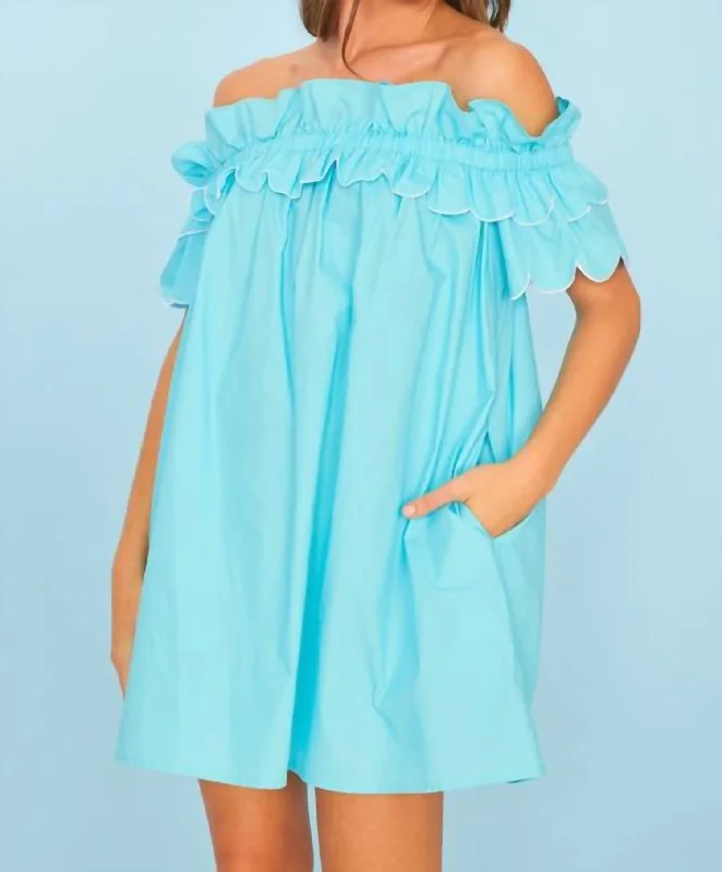  Best Online Clothing BoutiquesSwaying Along Dress In Aqua Best Online Clothing Boutiques