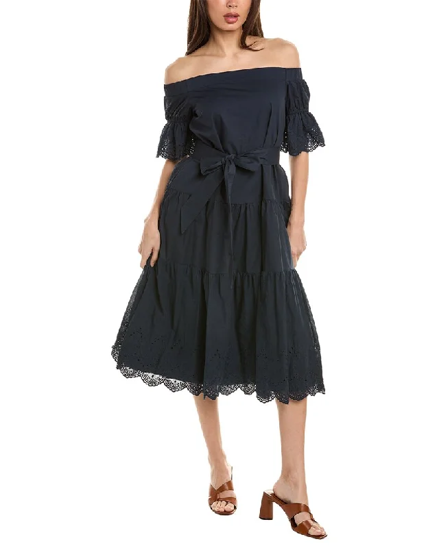  Women's Classic AttireGracia Off-the-Shoulder A-Line Dress Women's Classic Attire