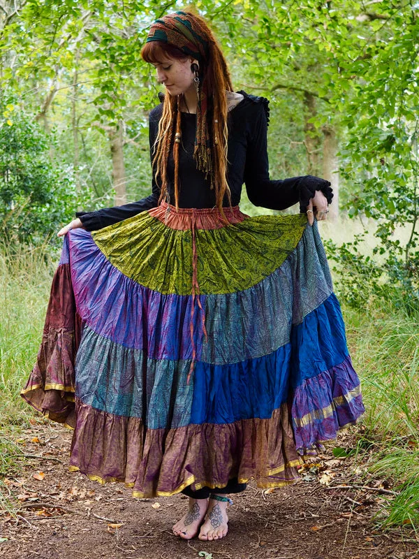  Chic Women's AttireZijden Gypsy Rok 455 Chic Women's Attire