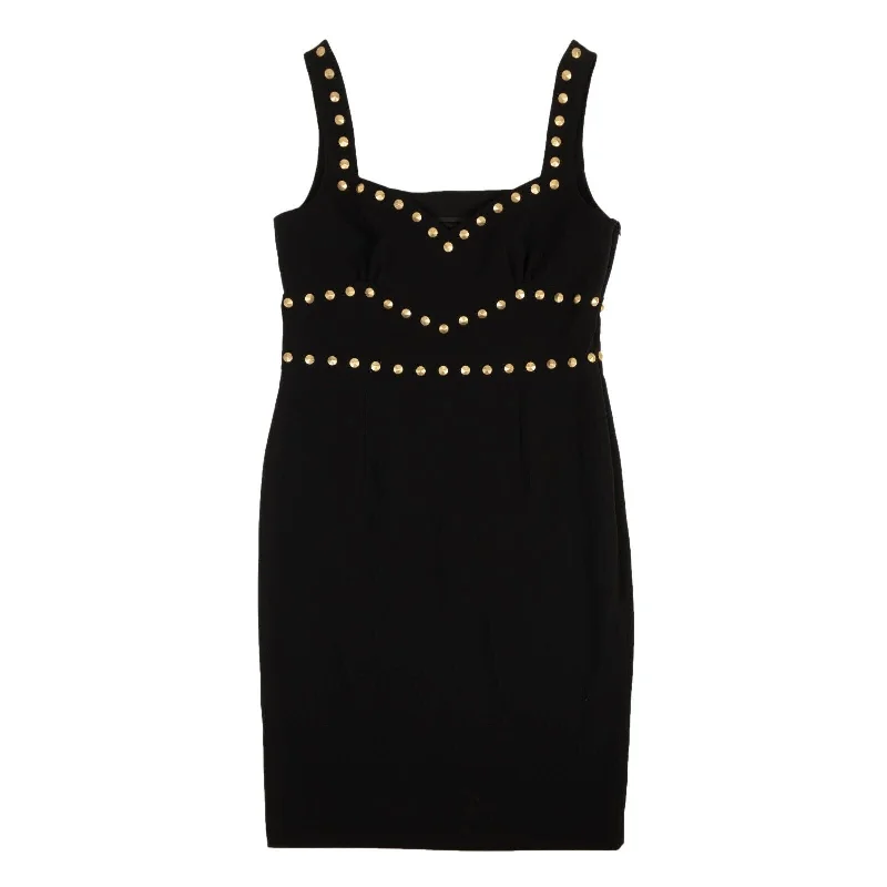  Online Impressions BoutiqueBlack Gold Stud Accent Sweatheart Dress Online Impressions Boutique