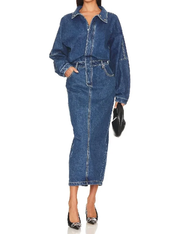  Sale Clothes OnlineSebastian Dress In Denim Medium Wash Sale Clothes Online