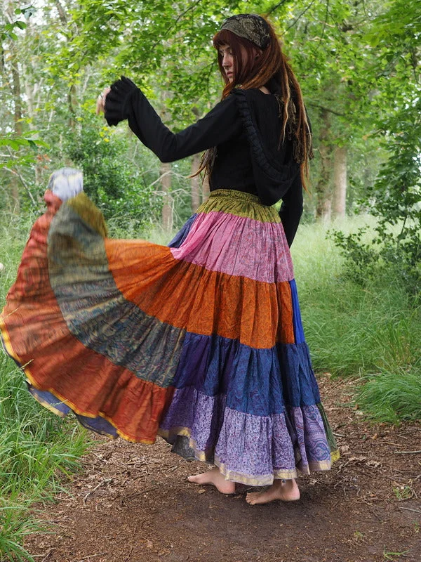  Affordable Women's ApparelZijden Gypsy Rok 340 Affordable Women's Apparel