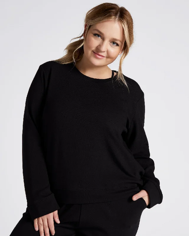  Women's Street Style Casual WearPlus Size Half Moon Pullover Women's Street Style Casual Wear