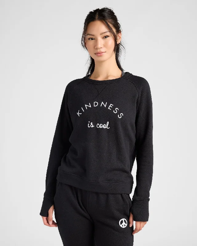  Women's High Street FashionGraphic Pullover - KINDNESS IS COOL Women's High Street Fashion