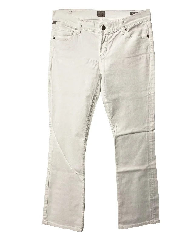  Women's Evening WearCitizens of Humanity Classic Jeans in White Cotton Women's Evening Wear