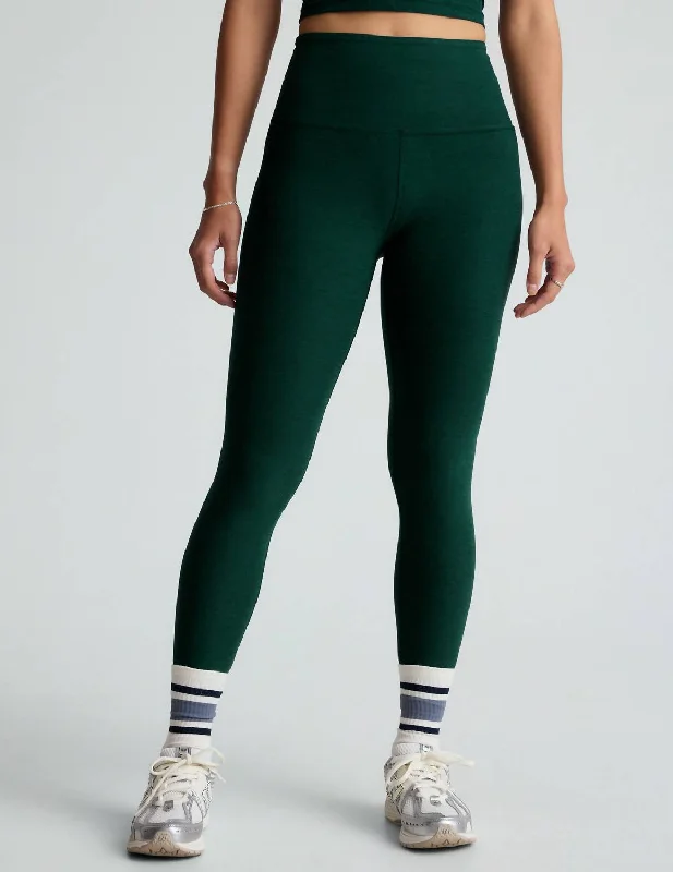  Women's Workout GarmentsSpacedye Caught In The Midi Legging In Dark Spruce Green Heather Women's Workout Garments