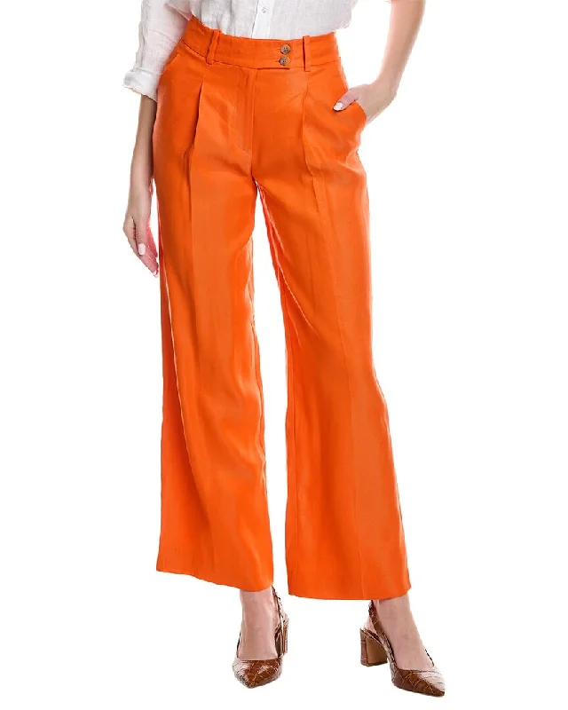  End Of Season Sale ClothingReiss Hollie Wide Leg Linen-Blend Trouser End Of Season Sale Clothing