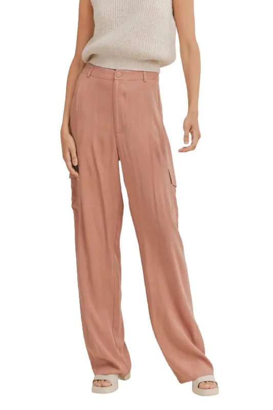  Women's Casual AttireSandstorm Cargo Pants In Clay Women's Casual Attire