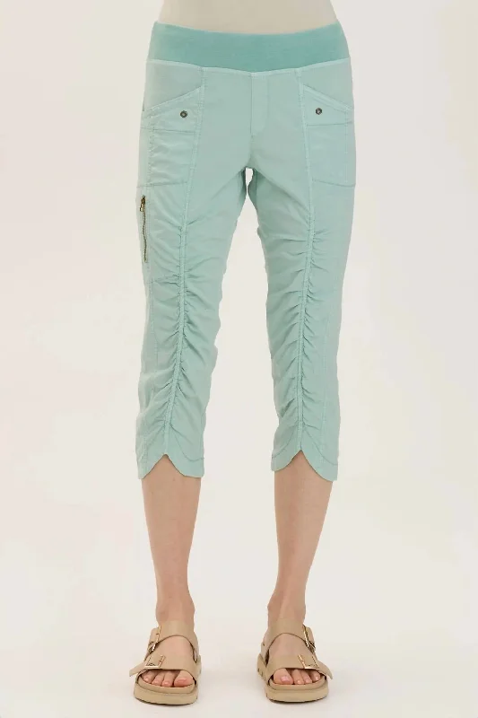  Women's Professional GarmentsIris Crop Pants In Aquifer Pigment Women's Professional Garments