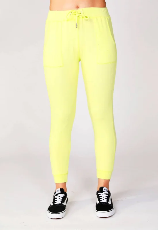  Women's Transitional ApparelJoggers In Lime Women's Transitional Apparel