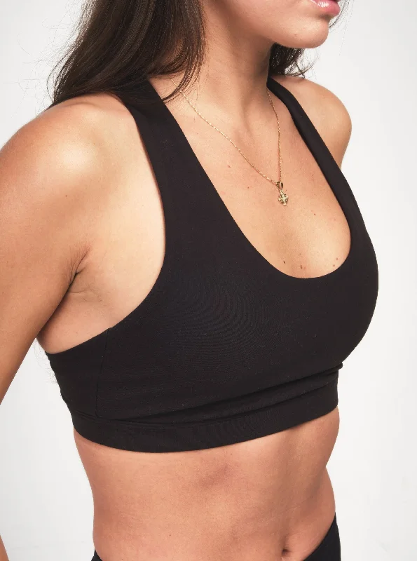  Women's Holiday ClothesContrast Bra - Onyx Women's Holiday Clothes