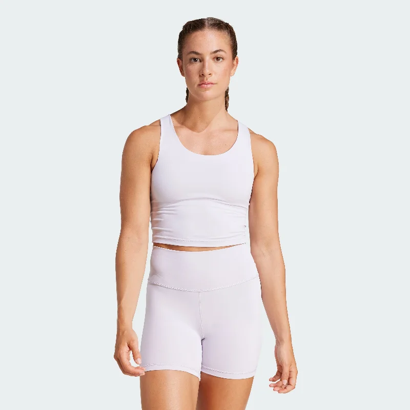  Affordable Luxury Women's GarmentsWomen's adidas All Me Medium-Support Long Line Bra Tank Top Affordable Luxury Women's Garments