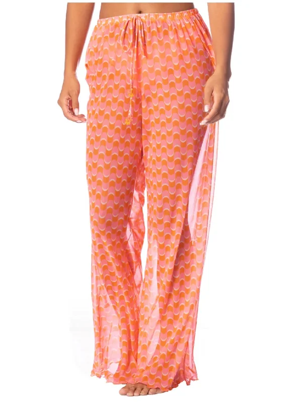  Women's Clothing Online SaleGeo Waves Blair Pants In Orange Women's Clothing Online Sale