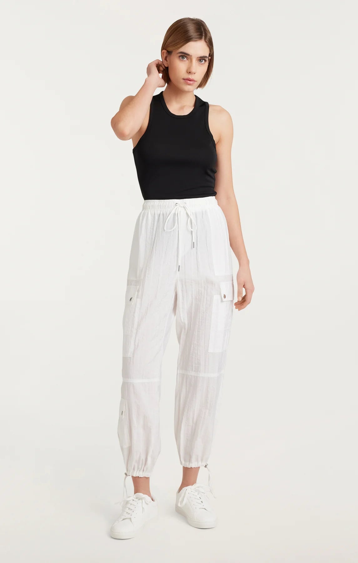  Chic Women's Clothing for Date NightsNitsan Parachute Pant - White Chic Women's Clothing for Date Nights