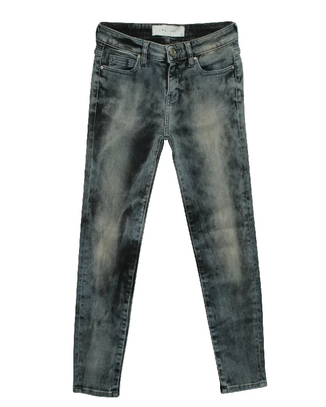  Trendy Outfits For LadiesIro Acid-Washed Jeans in Blue Cotton Trendy Outfits For Ladies