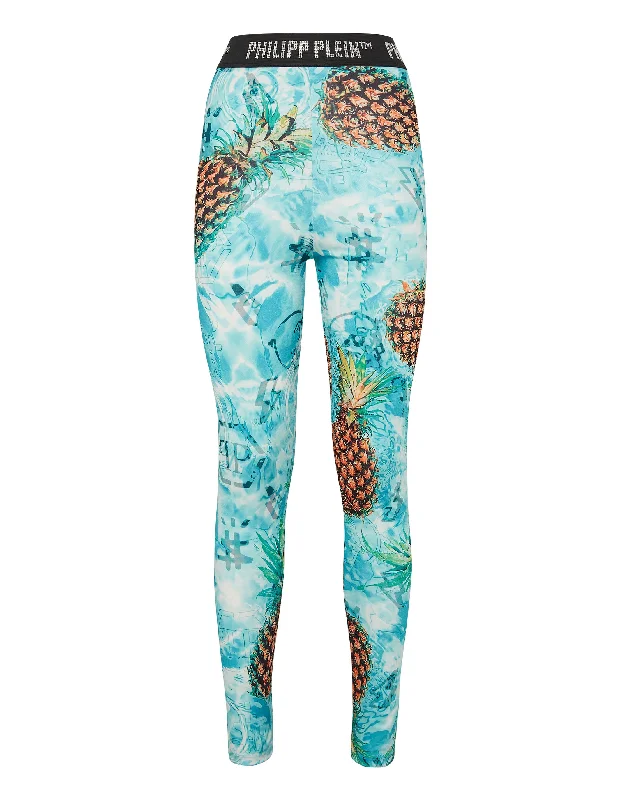  Women's Athletic OutfitJogging Leggings Stones Pineapple Skies Women's Athletic Outfit