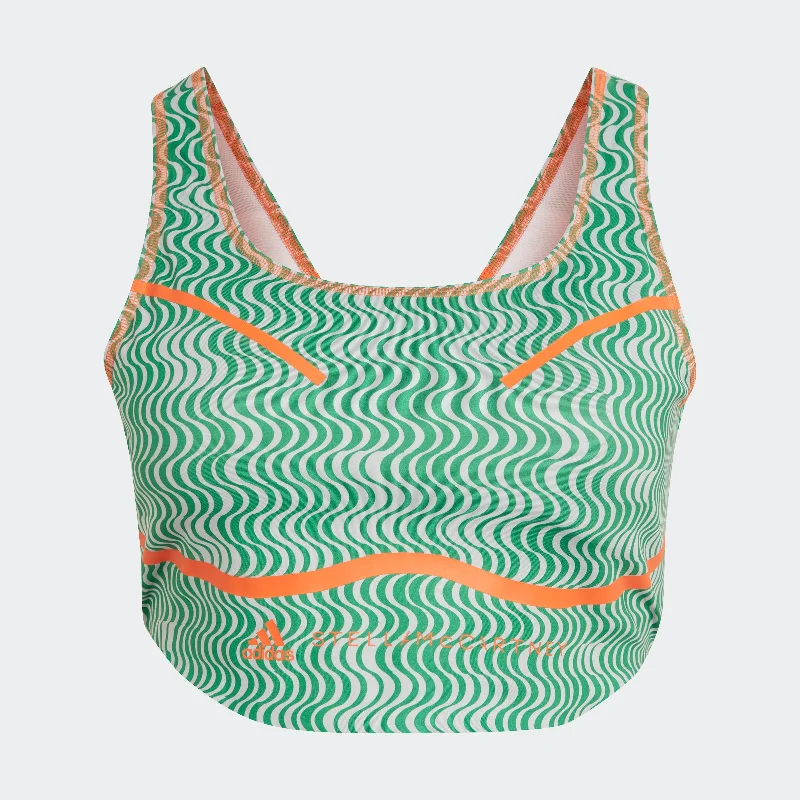  Comfortable Women's ApparelWomen's adidas adidas by Stella McCartney TruePurpose Printed Crop Top - Plus Size Comfortable Women's Apparel