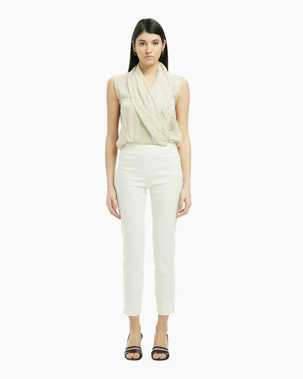  Trendy Boutiques OnlineStretch Legging Trousers - Osso White Trendy Boutiques Online