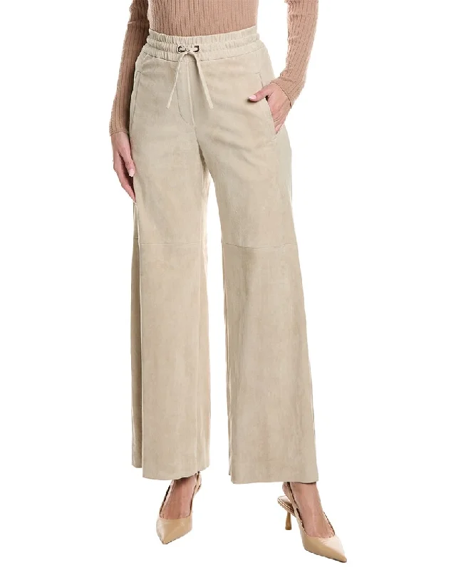  Women's Stylish Outdoor OutfitBrunello Cucinelli Leather Pant Women's Stylish Outdoor Outfit