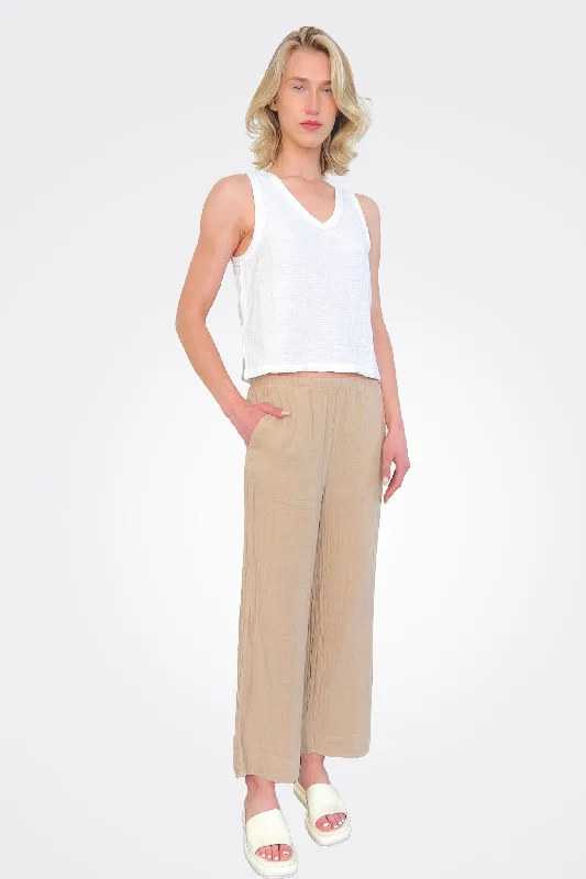  Vintage FashionPocket Pant - Khaki Vintage Fashion