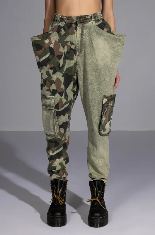  Tailored Clothing For WomenEASY ON ME CAMO COLORBLOCK PANTS Tailored Clothing For Women