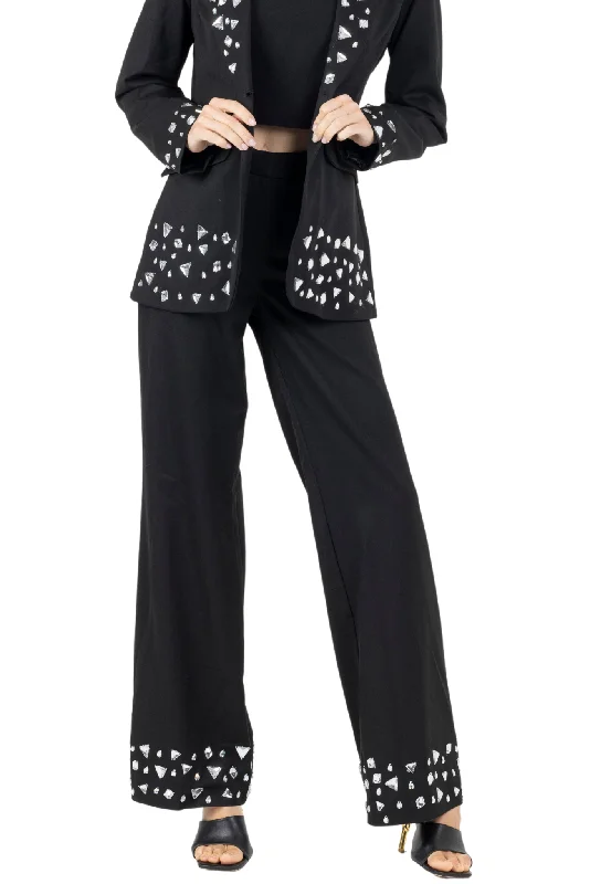  Casual and Comfortable OutfitsJoslin White Stone Pant In  Black Casual and Comfortable Outfits