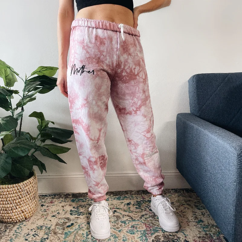  High Street Women's Fashion for Trendy ShoppersMother • Rose Dyed Sweats High Street Women's Fashion for Trendy Shoppers