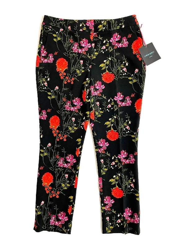  Women's Fashionable Attire For WorkWomen's Cropped Floral Print Cigarette Leg Pant In Multicolor Women's Fashionable Attire For Work