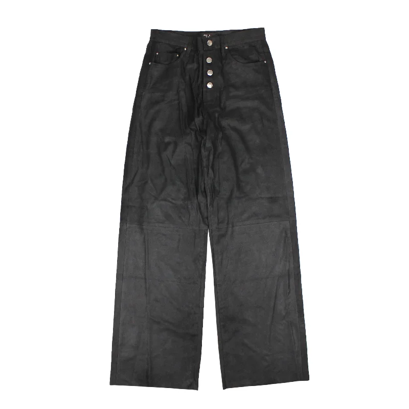  Stylish Women's GarmentsAmiri Baggy Leather Pants Stylish Women's Garments