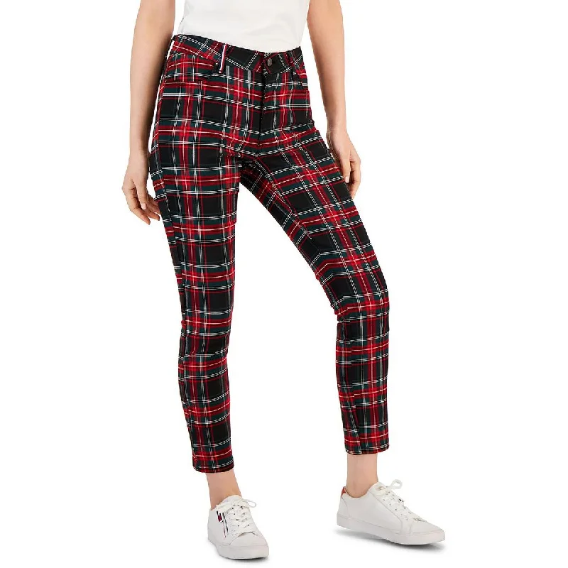  Charming Everyday Clothing For WomenTribeca Womens Plaid Crop Skinny Pants Charming Everyday Clothing For Women