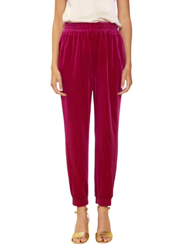  Clothing BrandsRaspberry Dreams Joggers In Magenta Clothing Brands