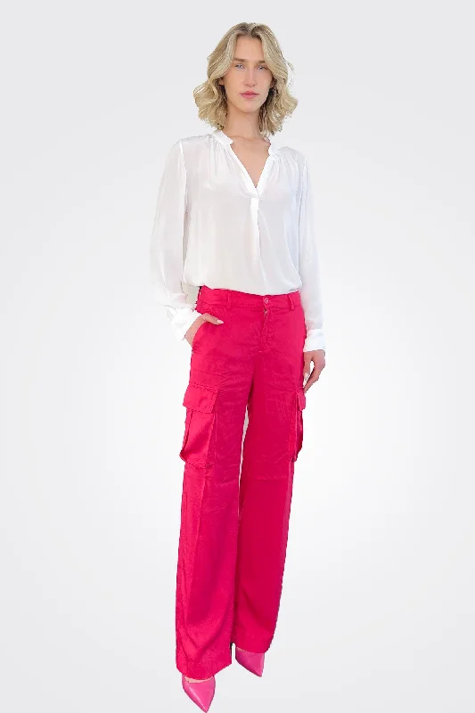  Women's High-End ClothingVictoria Cargo Pant - Fuchsia Women's High-End Clothing