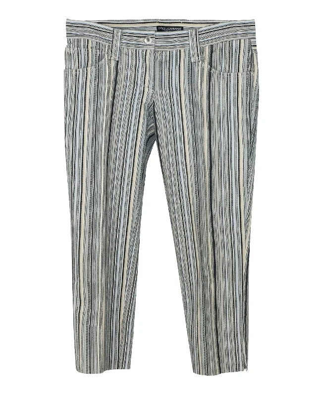  Women's Clothing for All OccasionsDolce & Gabbana Striped Pants In Multicolored Cotton Women's Clothing for All Occasions