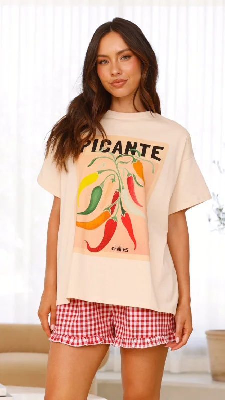  Clearance Sale OnlinePicante Shirt and Shorts Set - Orange/Red Clearance Sale Online