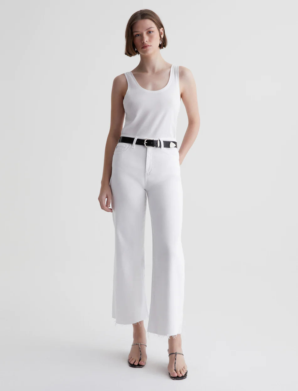  Stylish Women's ClothingSaige Wide Leg Crop - Modern White Stylish Women's Clothing