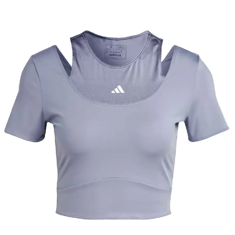  Comfortable Women's Clothesadidas - Women's HIIT Crop Training T-Shirt (IB8599) Comfortable Women's Clothes