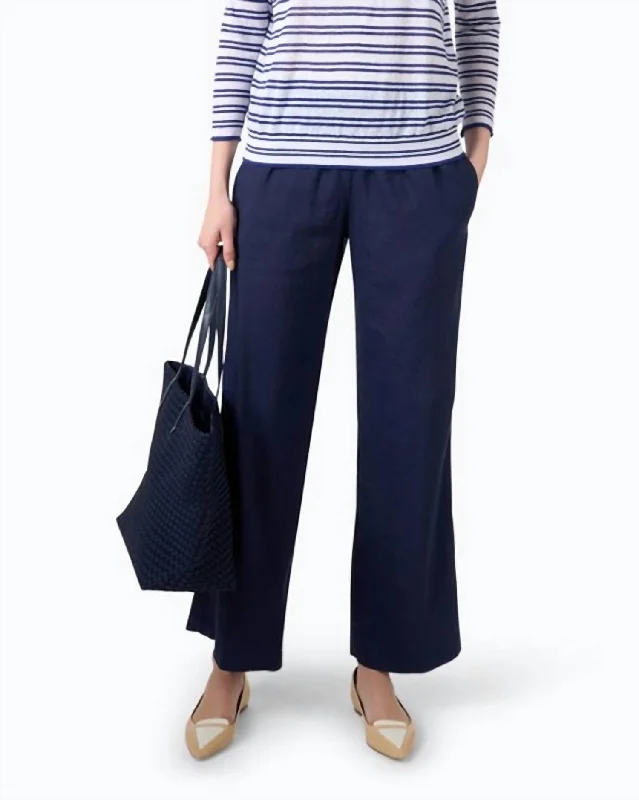  Women's Clothing With Trendy DesignsLinen Pants In Navy Women's Clothing With Trendy Designs