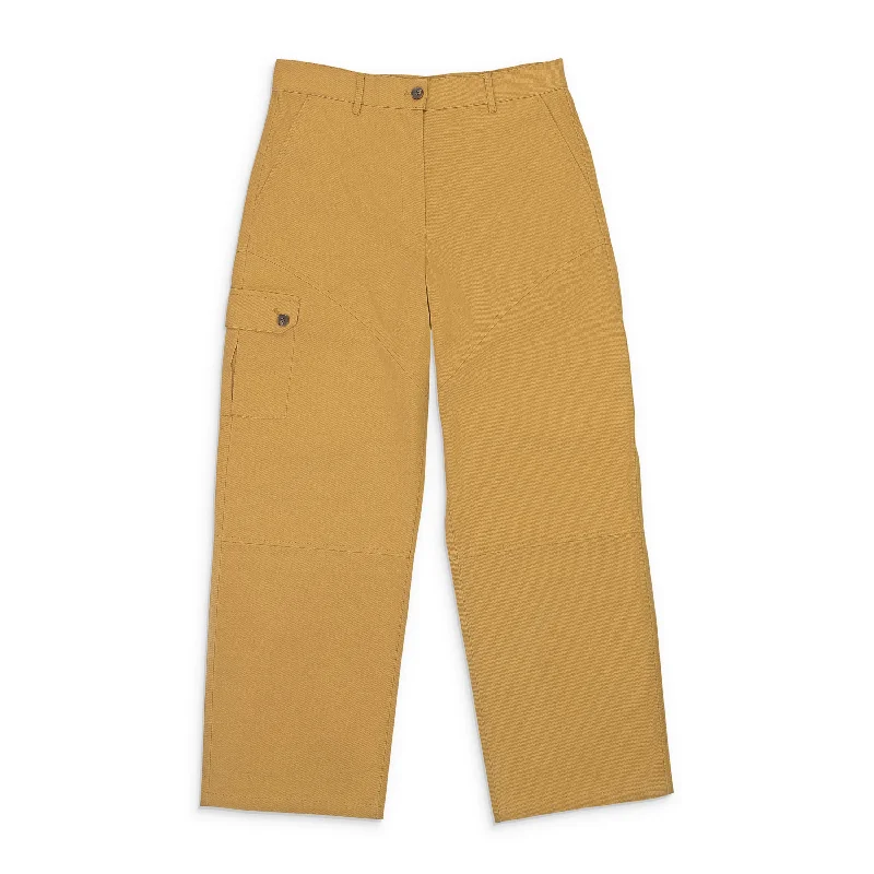  Women's Occasion Wear ClothesCALLIPYGIAN YOKE MUSTARD CARGO PANTS Women's Occasion Wear Clothes