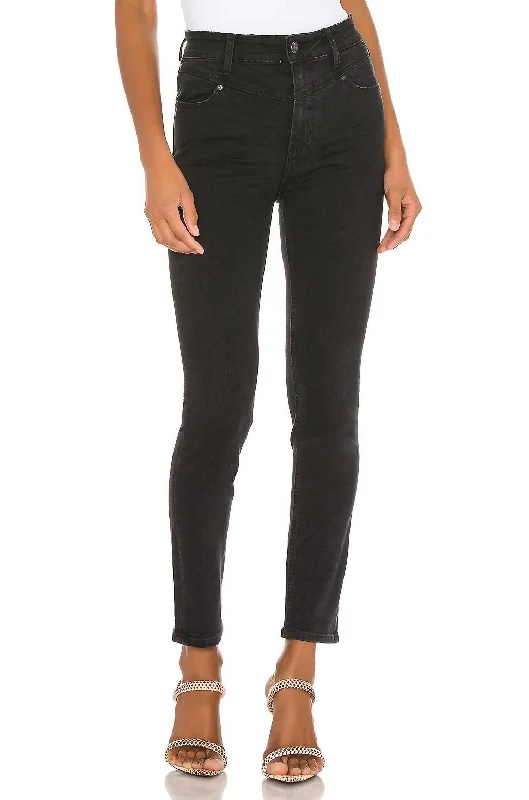  Women's Night-Out ClothesMargot Angled Yoke Ankle Skinny Jean In Midnight Star Women's Night-Out Clothes